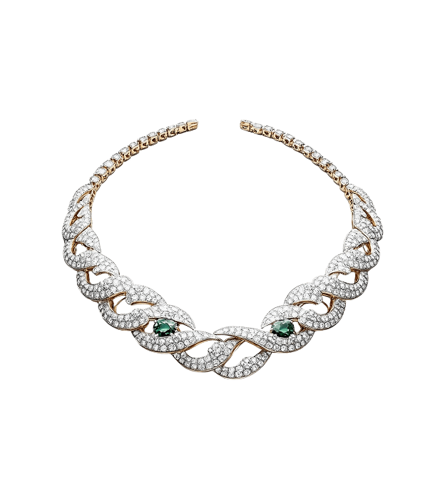 Riviera Pırlanta Kolye 3.50 ct 18 Ayar Beyaz Altın