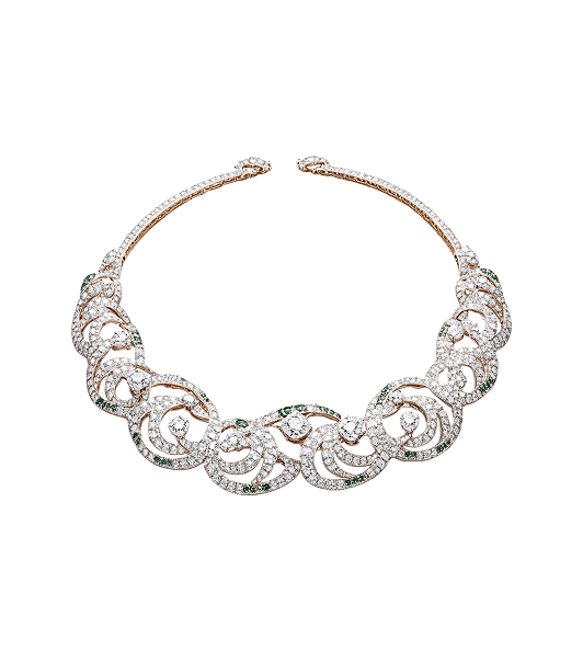 Riviera Pırlanta Kolye 3.50 ct 18 Ayar Beyaz Altın