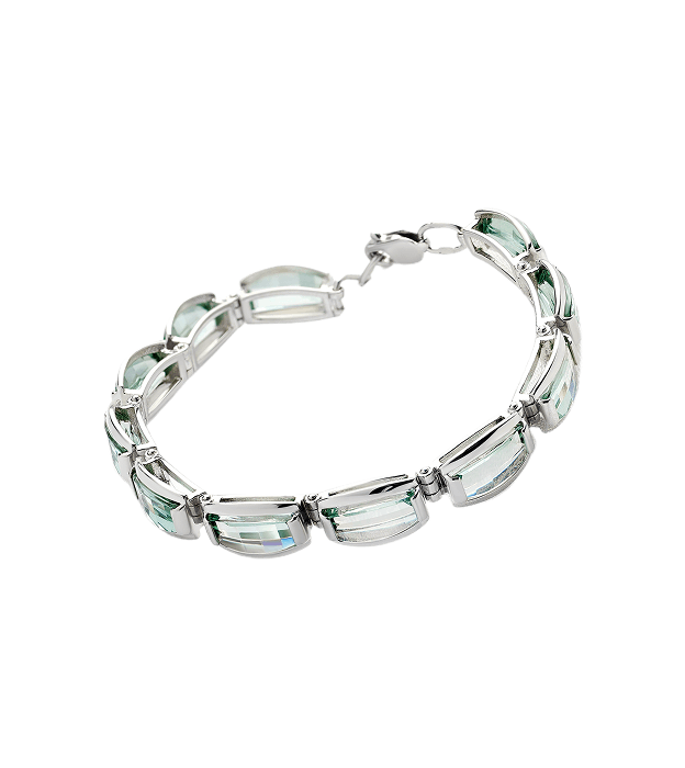 Su Yolu Pırlanta Bileklik 2.00 ct 14 Ayar Beyaz Altın