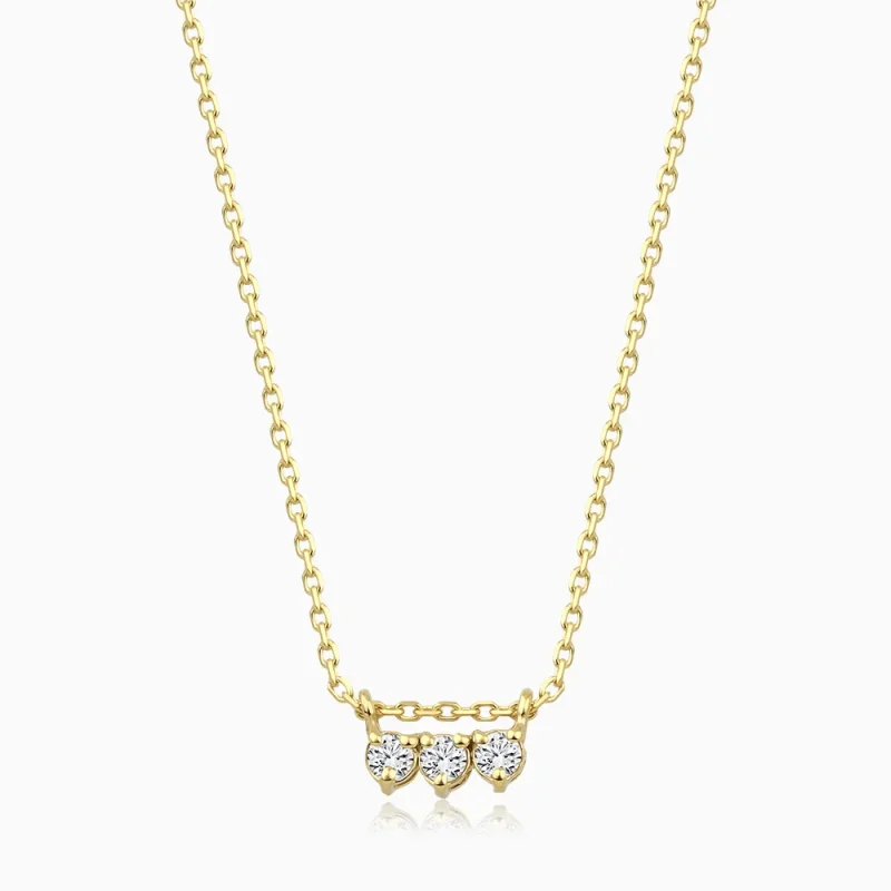 0.12 ct Pırlanta Tria Kolye
