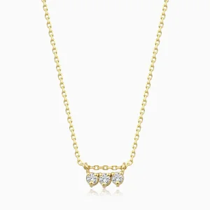 0.12 ct Pırlanta Tria Kolye