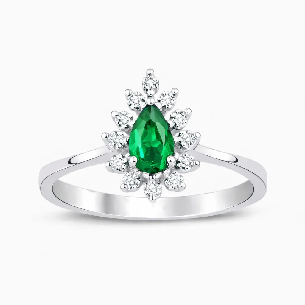 0.23 ct Zümrüt Yüzük