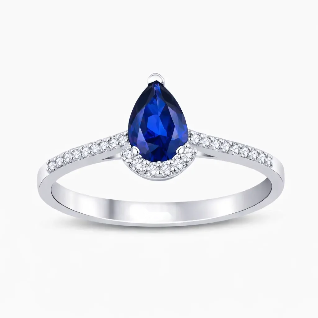 0.92 ct Safir Yüzük