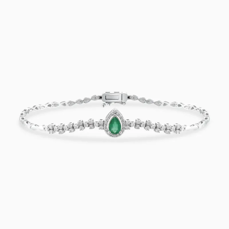 0.99 ct Zümrüt Bileklik