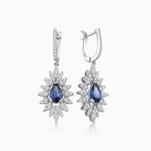 3.49 ct Safir Küpe