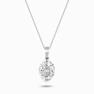 0.08 ct Pırlanta Baget Kolye