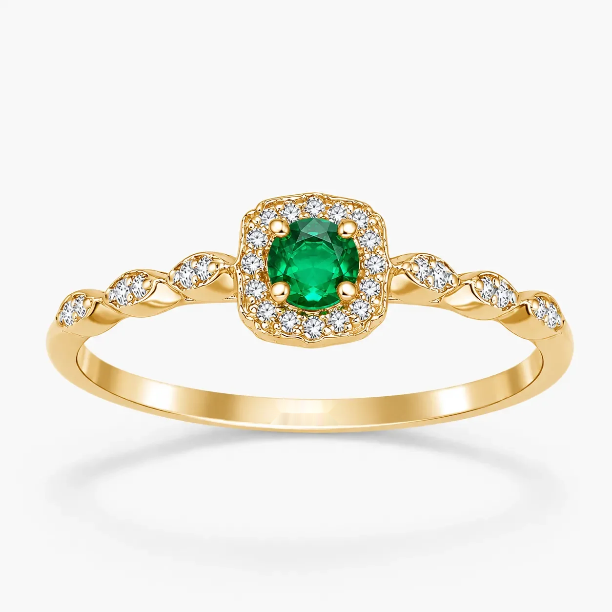 0.25 ct Zümrüt Yüzük