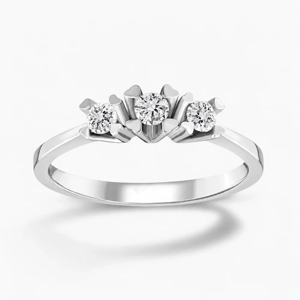 0.20 ct Pırlanta Tria Yüzük