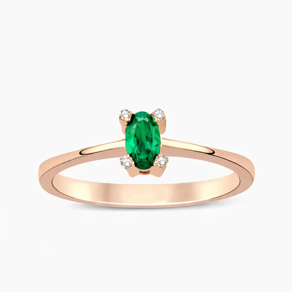 0.22 ct Zümrüt Yüzük