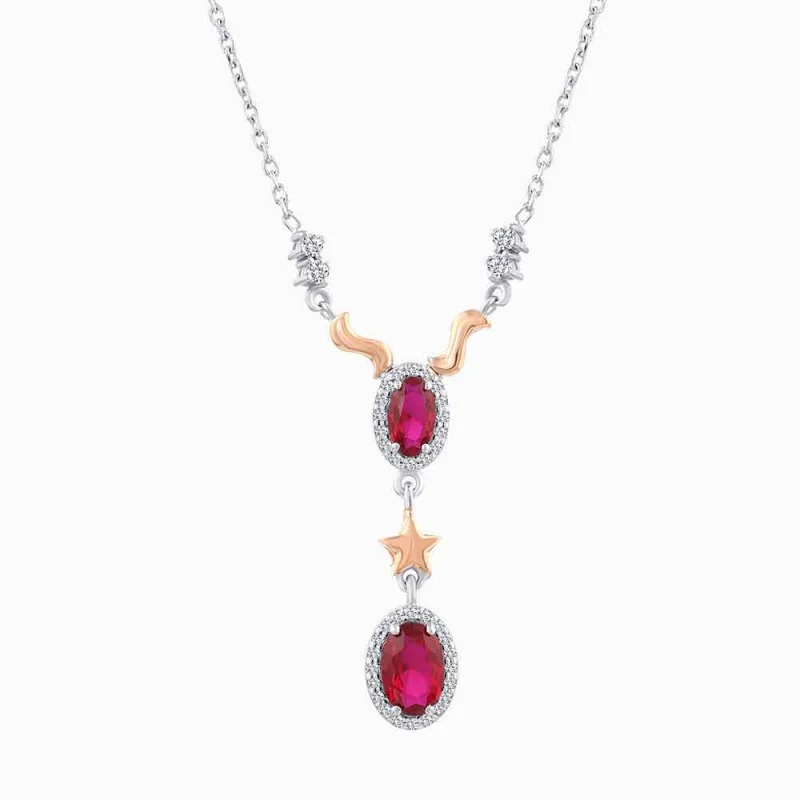 0.93 ct Yakut Kolye