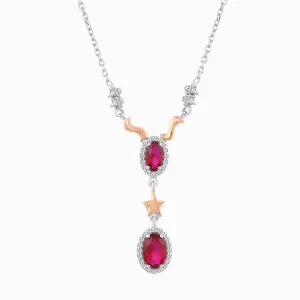 0.93 ct Yakut Kolye