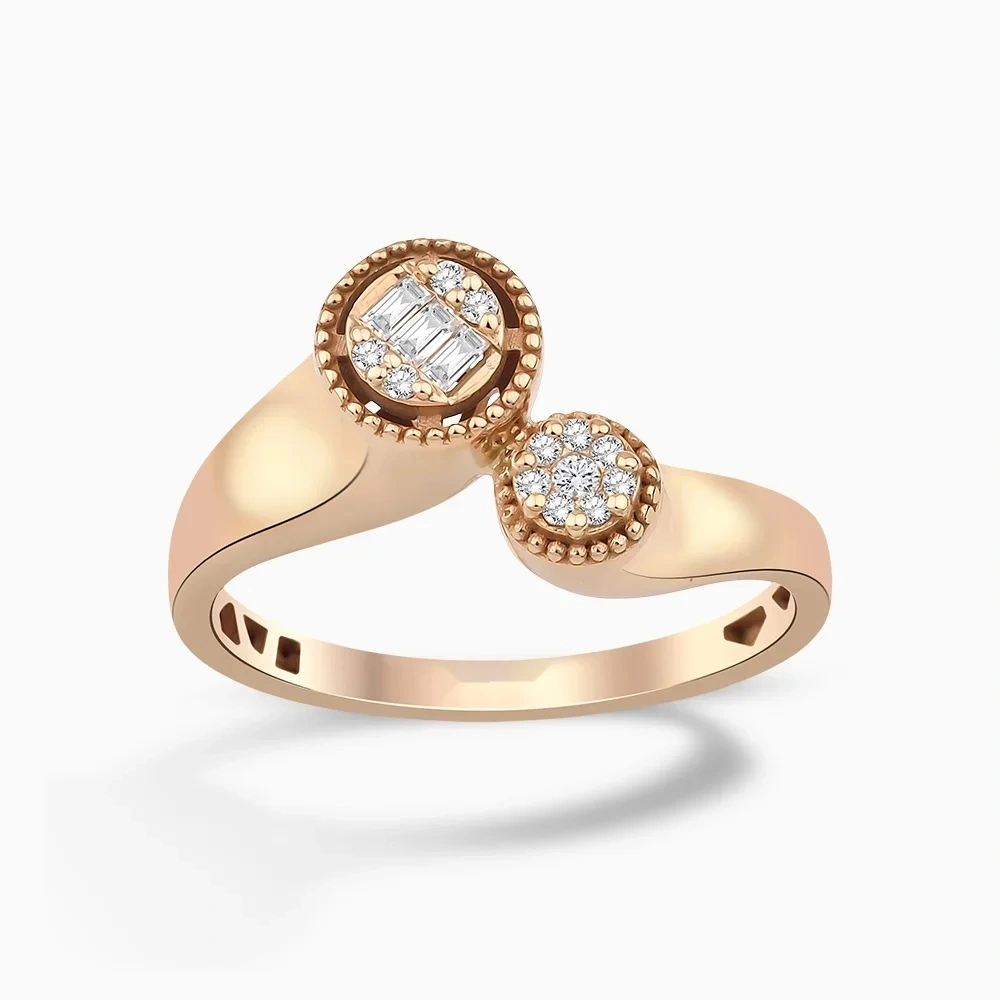 0.13 ct Pırlanta Yüzük — Rose Altın