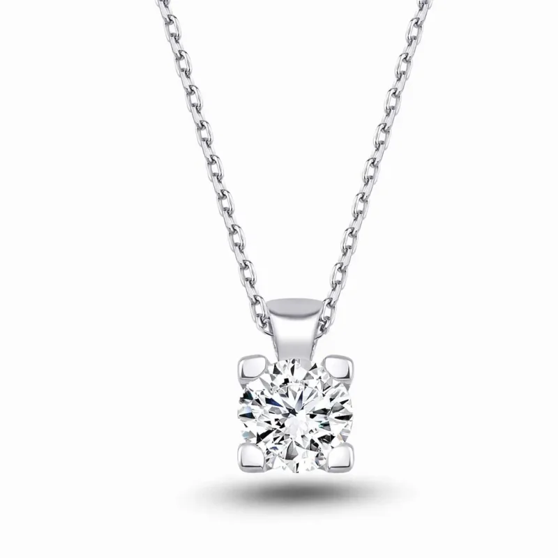 0.50 ct Pırlanta Tektaş Kolye