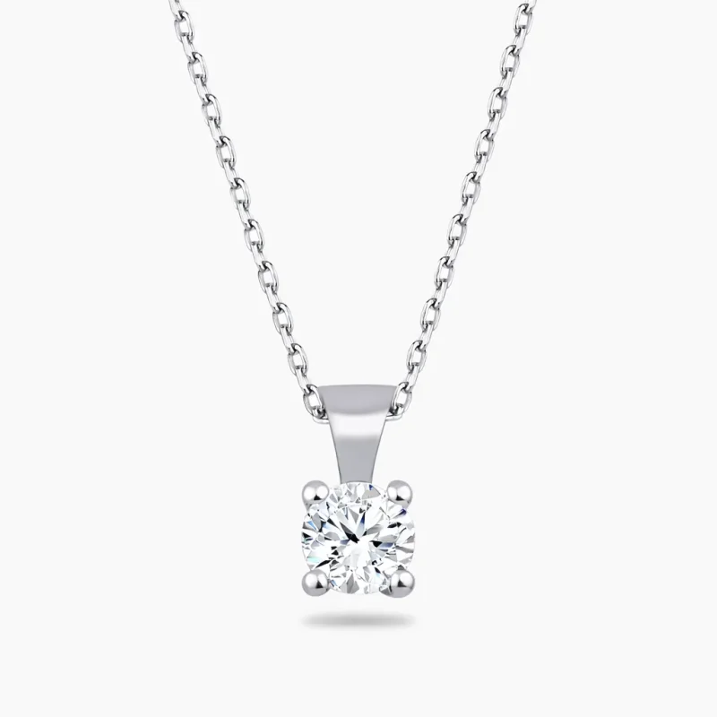 0.20 ct Pırlanta Tektaş Kolye
