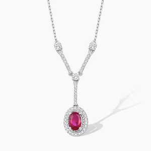 0.83 ct Yakut Kolye