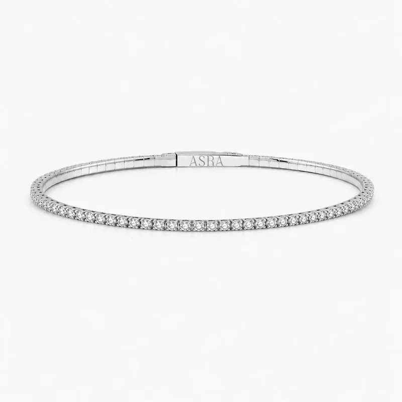 0.95 ct Pırlanta Su Yolu Bileklik