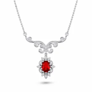 0.63 ct Yakut Kolye