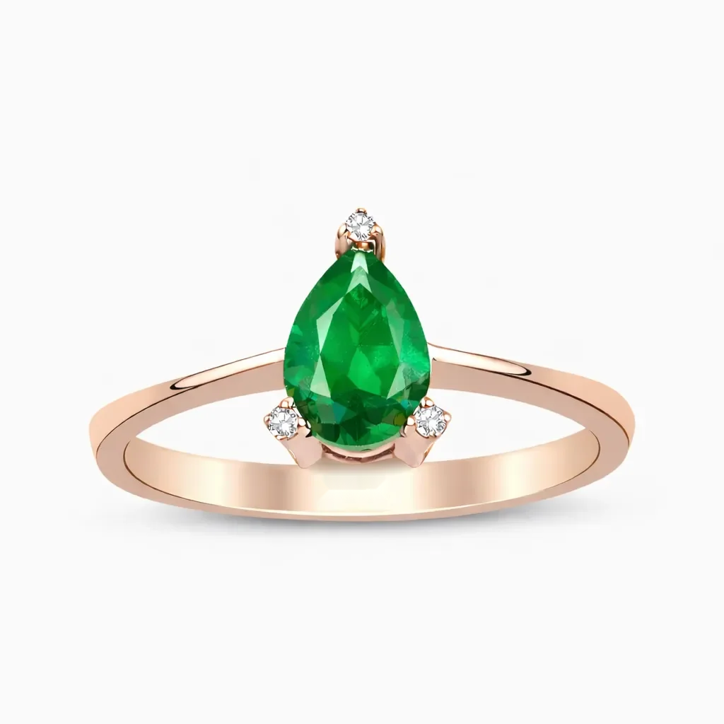 0.62 ct Zümrüt Yüzük