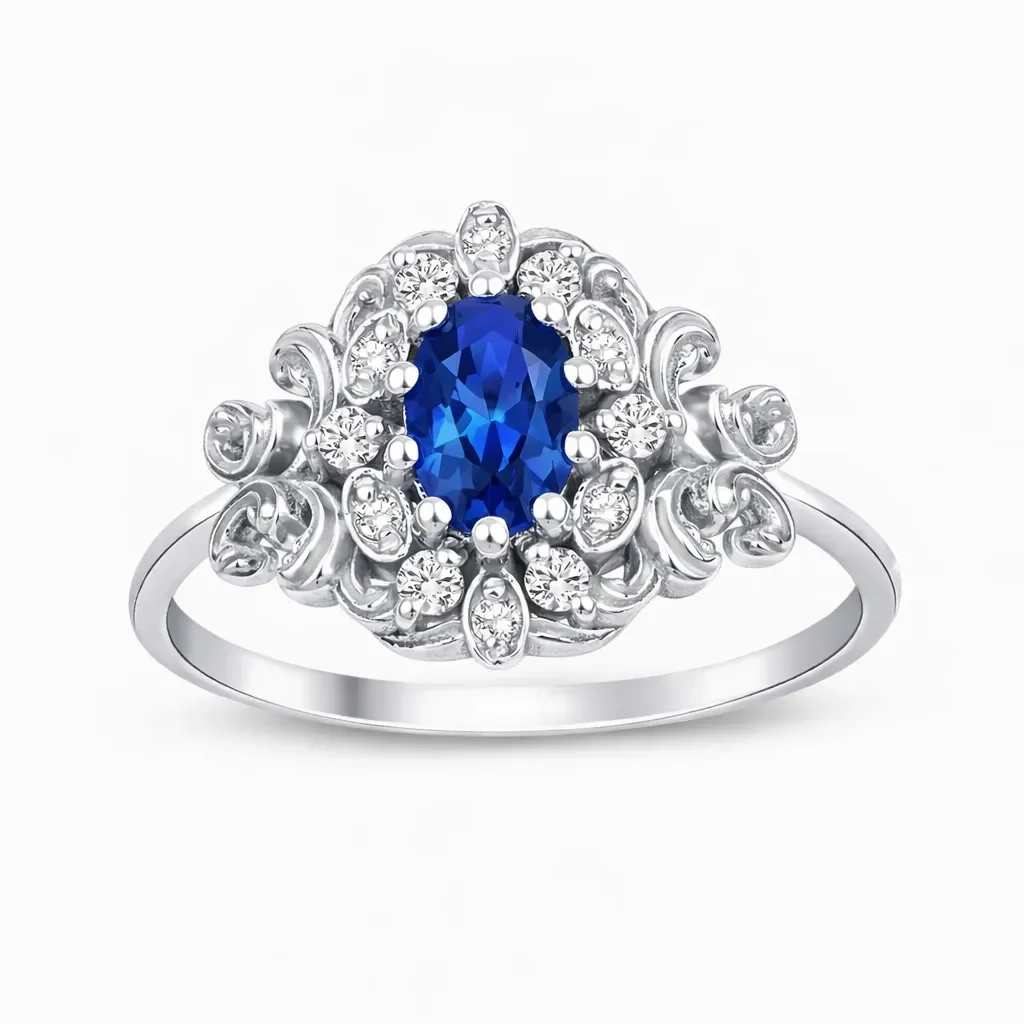 0.63 ct Safir Yüzük