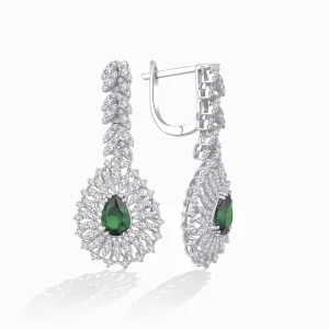 3.02 ct Zümrüt Küpe