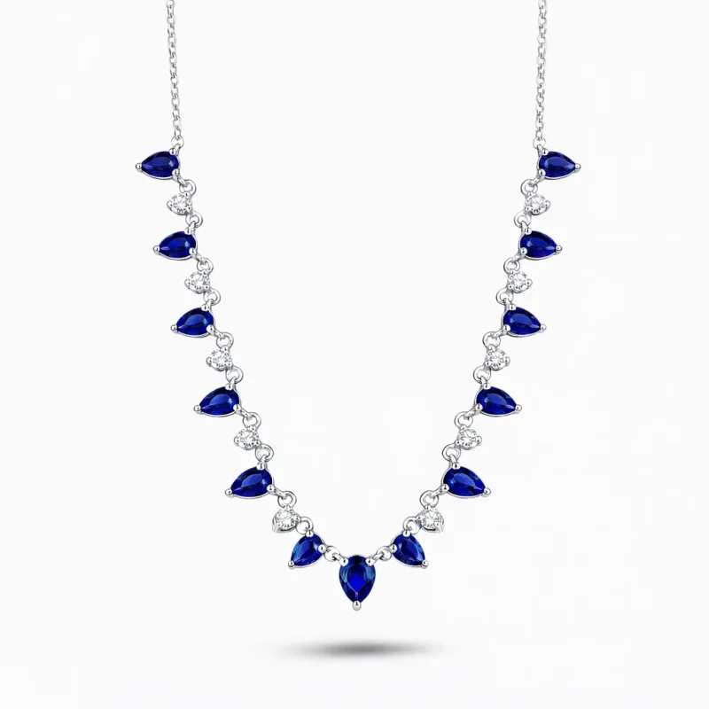 2.49 ct Safir Kolye