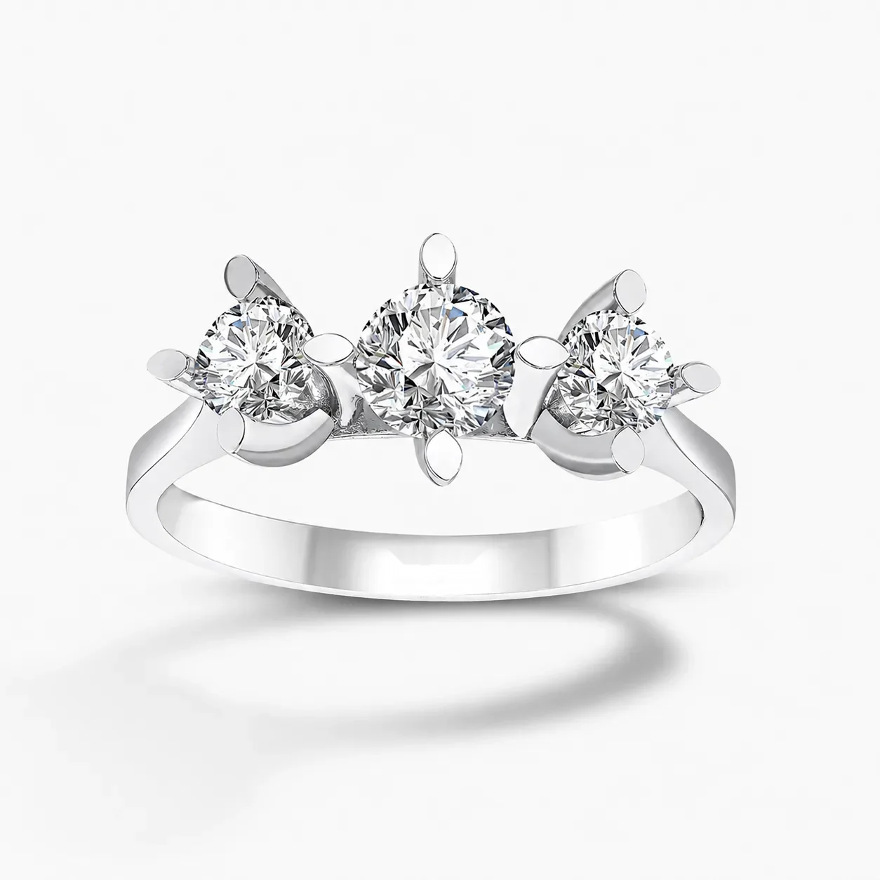 1.00 ct Pırlanta Tria Yüzük