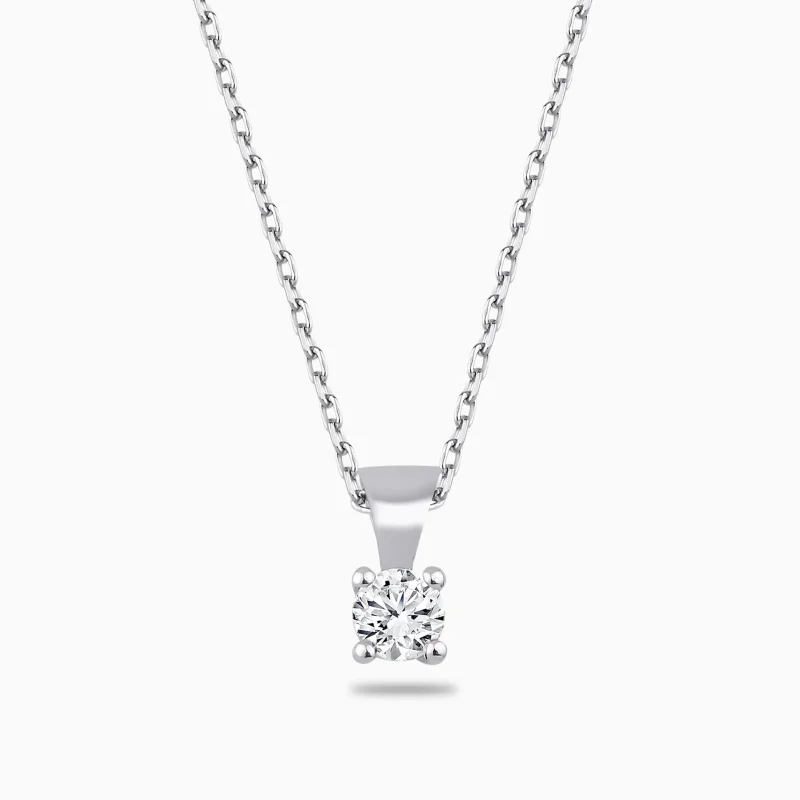 0.10 ct Pırlanta Tektaş Kolye
