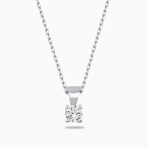 0.10 ct Pırlanta Tektaş Kolye