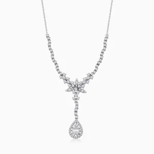 1.20 ct Pırlanta Baget Kolye