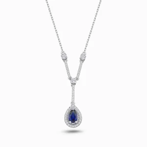 1.20 ct Safir Kolye