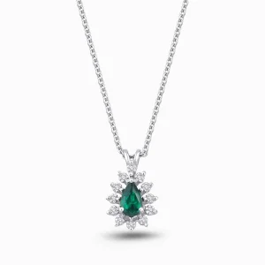 0.25 ct Zümrüt Kolye