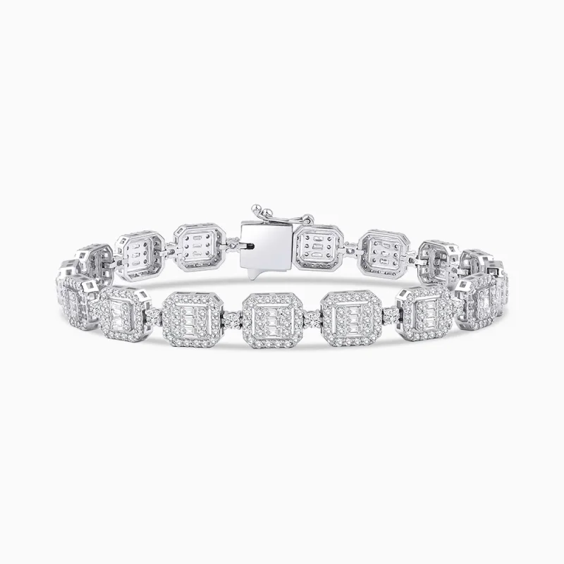3.81 ct Pırlanta Baget Bileklik