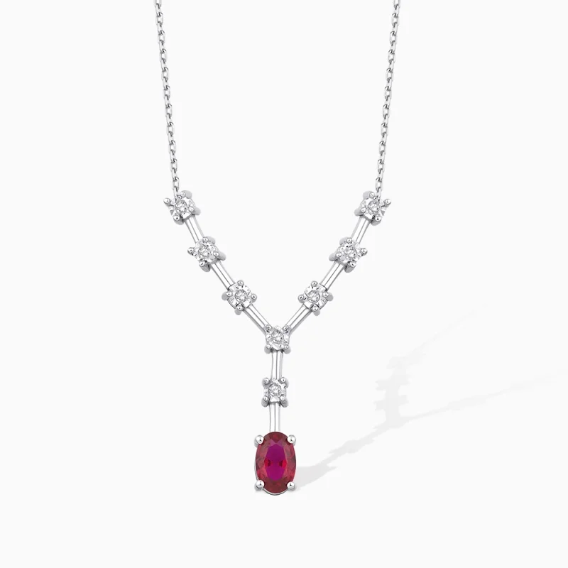 0.50 ct Yakut Kolye