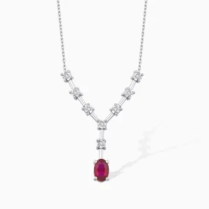 0.50 ct Yakut Kolye