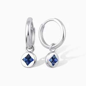 0.36 ct Safir Küpe
