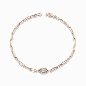 0.06 ct Pırlanta Bileklik — Rose Altın