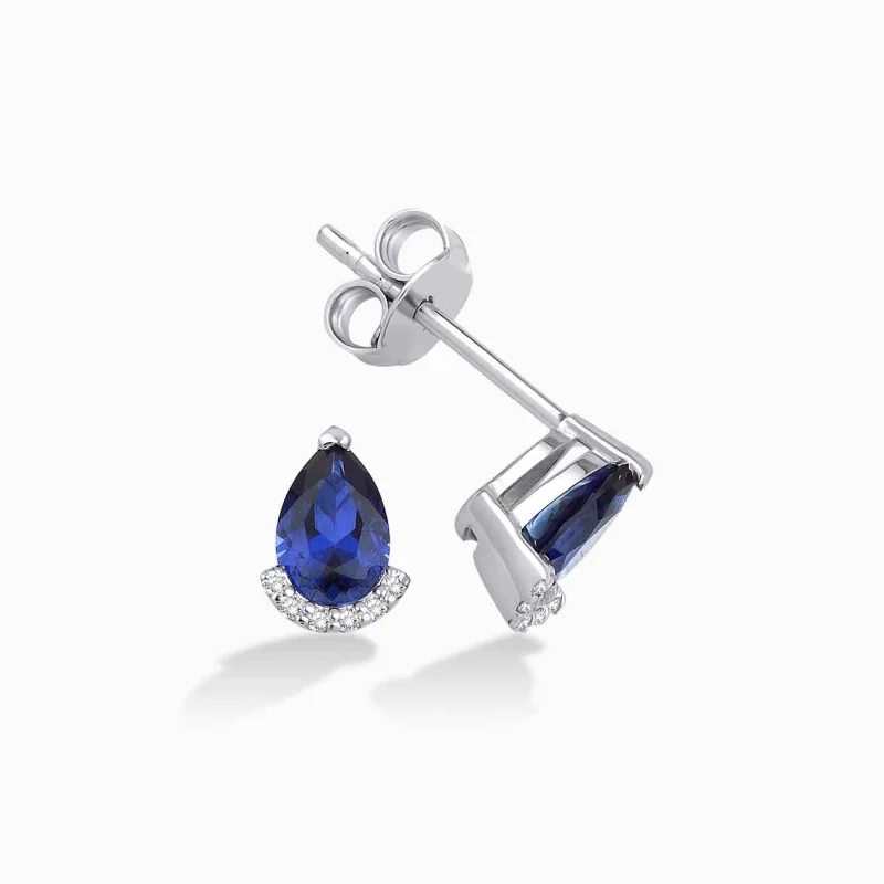 1.70 ct Safir Küpe