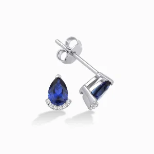 1.70 ct Safir Küpe