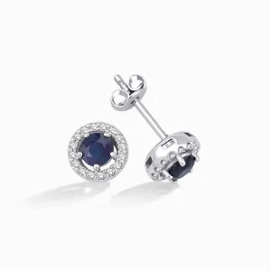 0.52 ct Safir Küpe