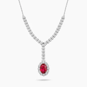 1.40 ct Yakut Kolye