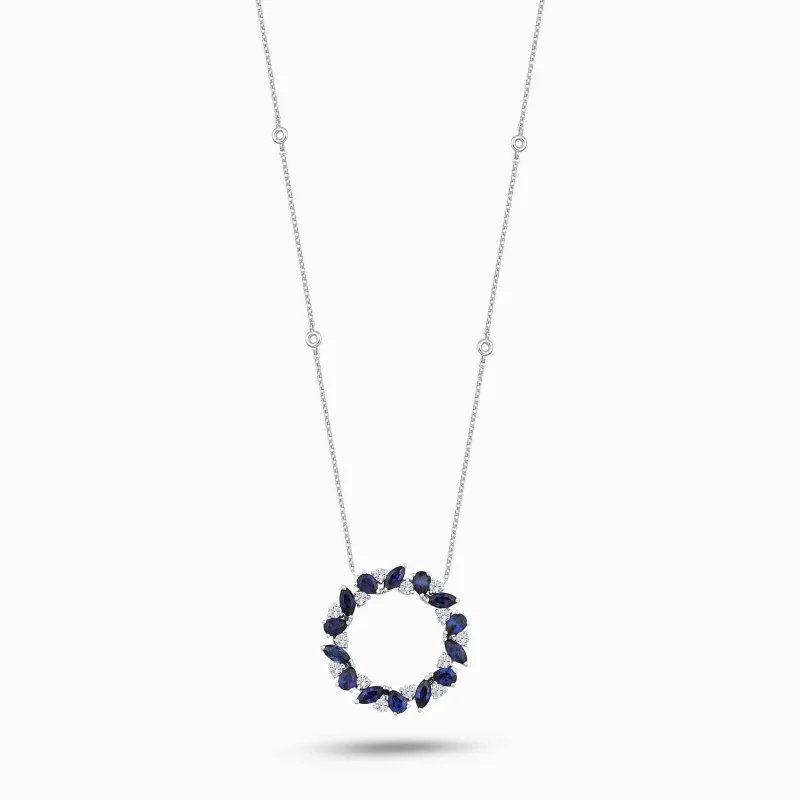 2.80 ct Safir Kolye