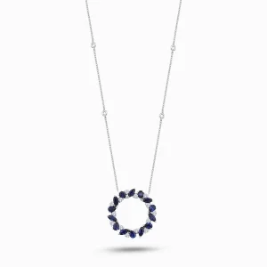 2.80 ct Safir Kolye