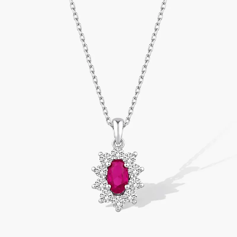 0.50 ct Yakut Kolye
