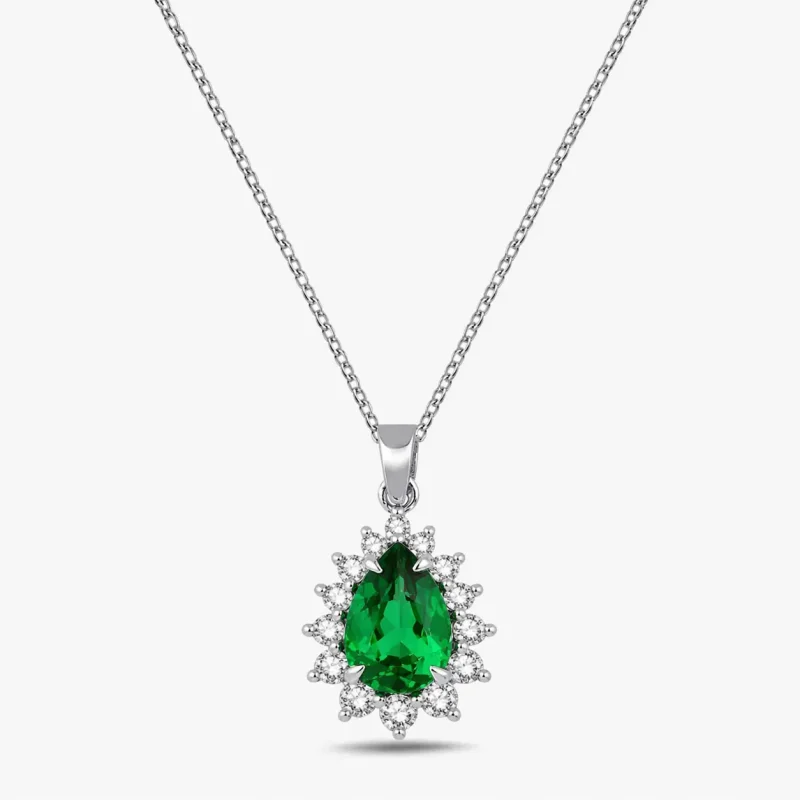 0.52 ct Zümrüt Kolye