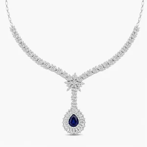 7.34 ct Safir Kolye
