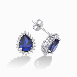 2.84 ct Safir Küpe