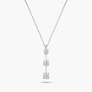 0.55 ct Pırlanta Tria Kolye