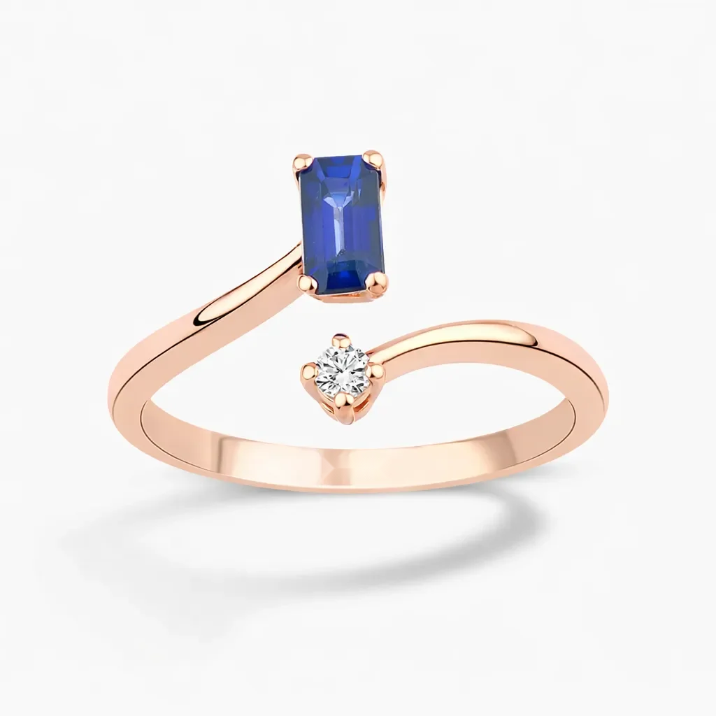 0.50 ct Safir Yüzük