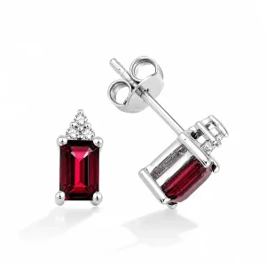 1.72 ct Yakut Küpe