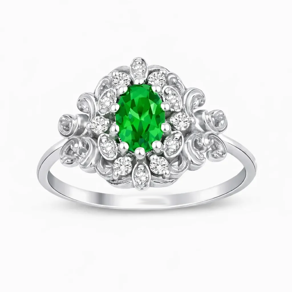0.51 ct Zümrüt Yüzük